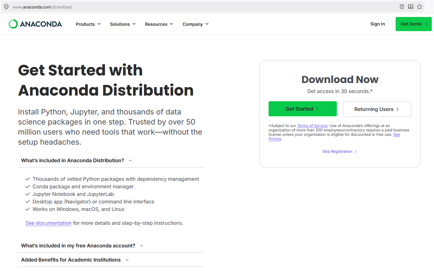 Download page