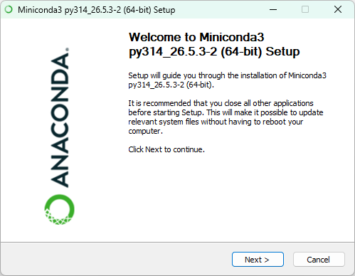 Execute installer